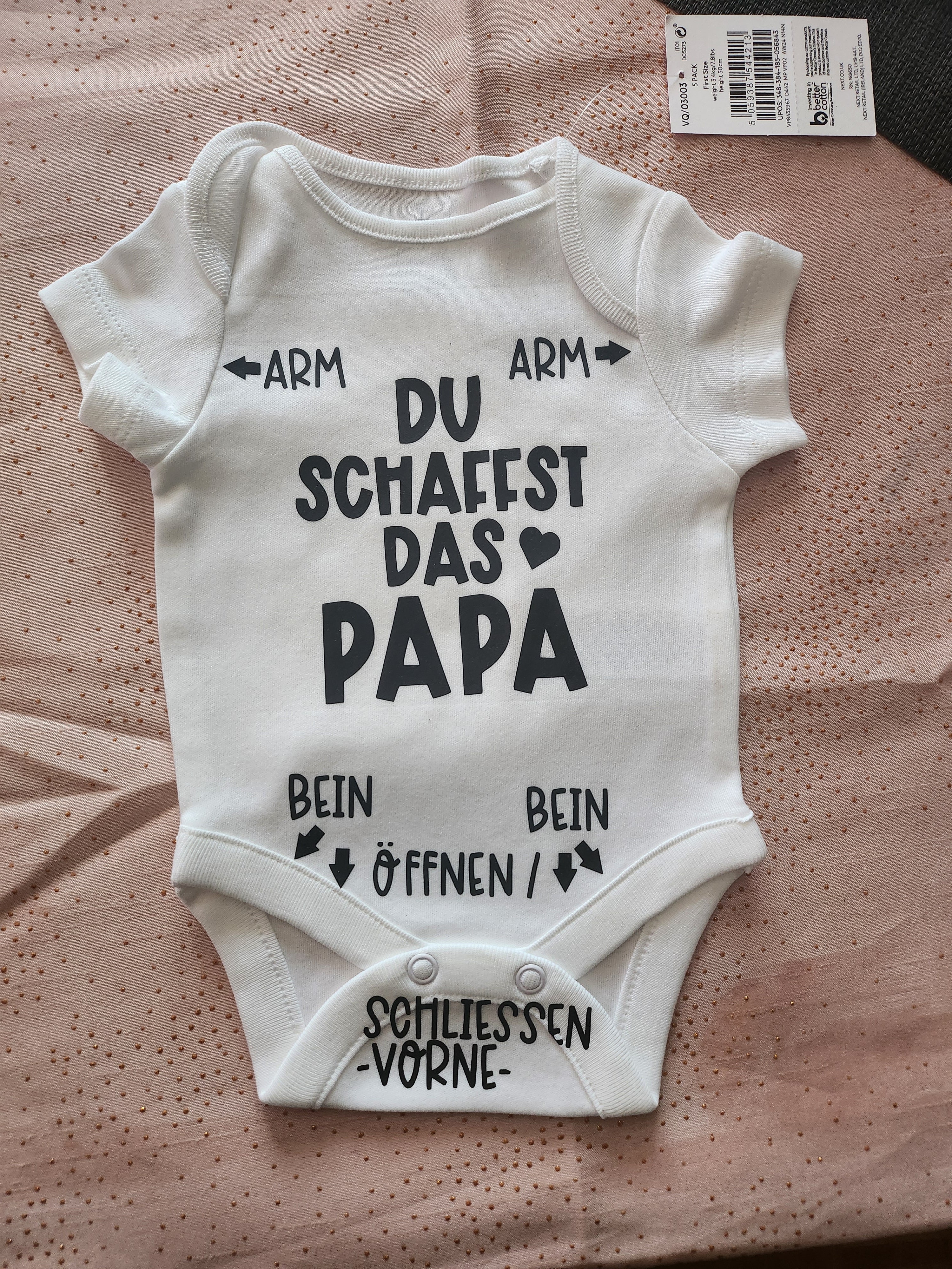Personalisierte Babybody