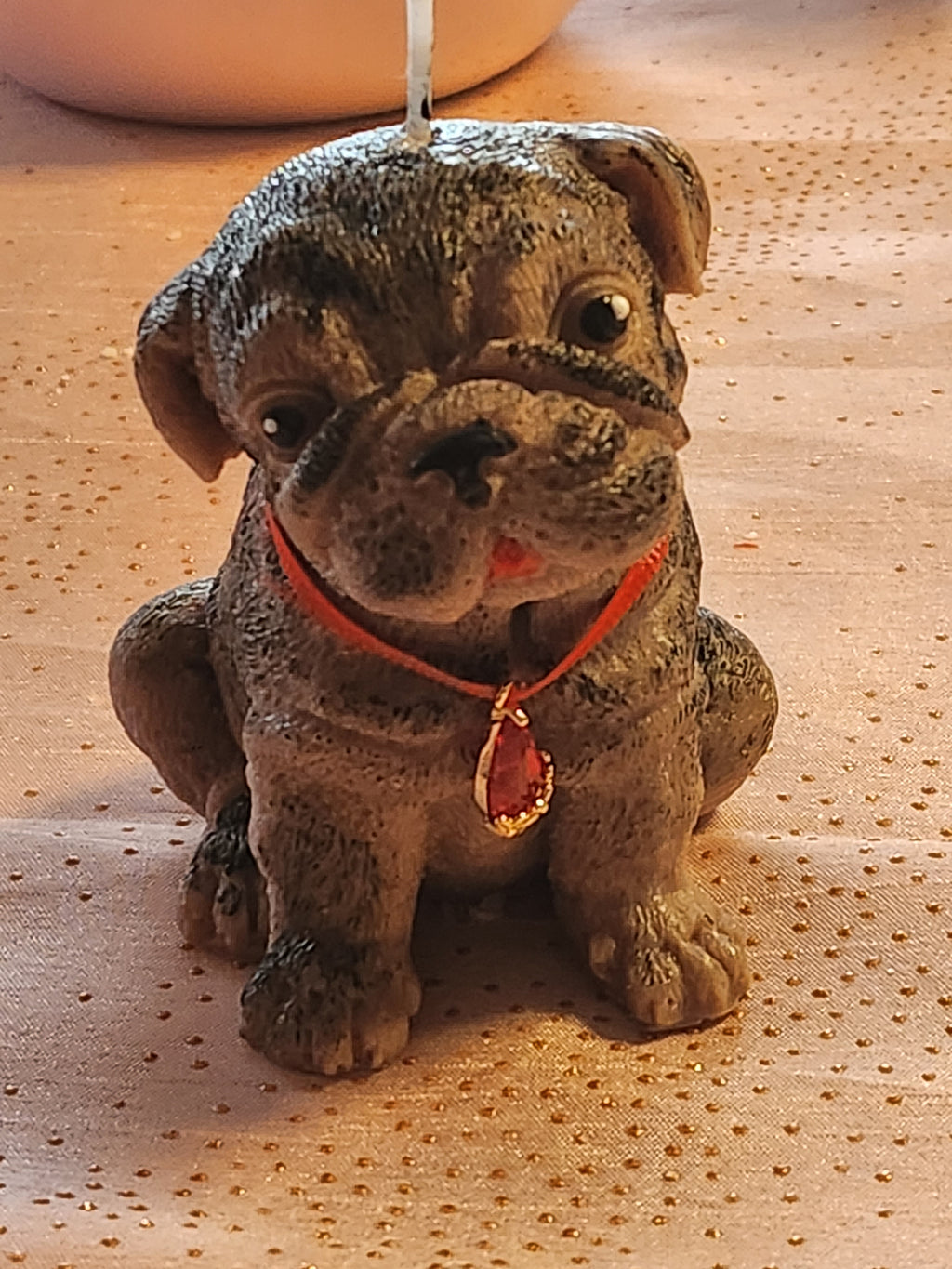 Bulldogge Kerze