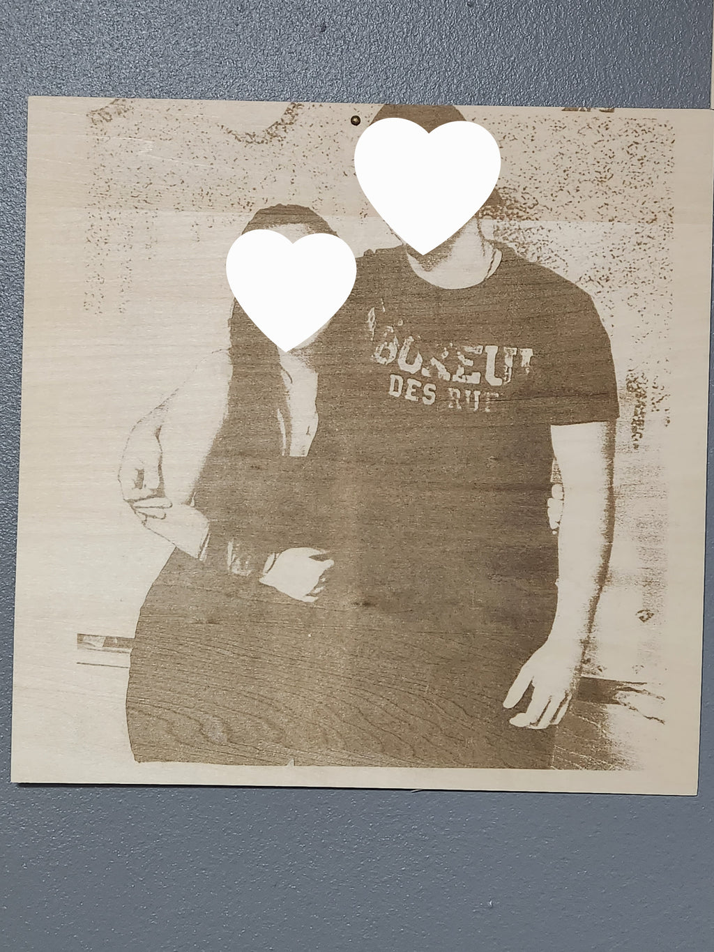 Foto auf holz graviert max.30x30