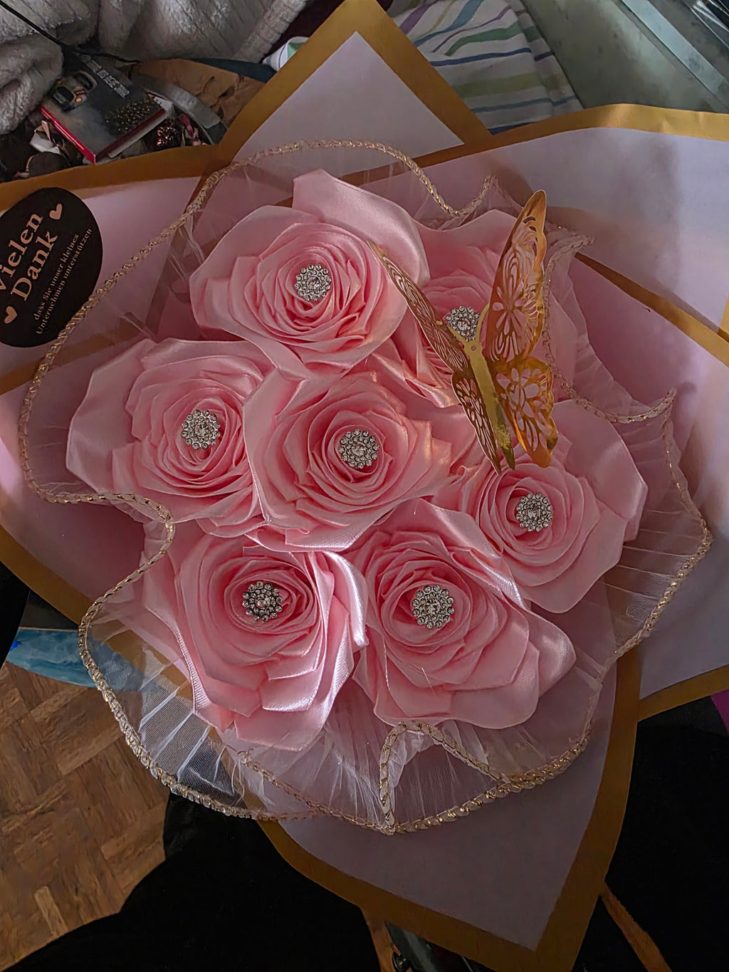 Rosenstrauss mit 7 Rosen