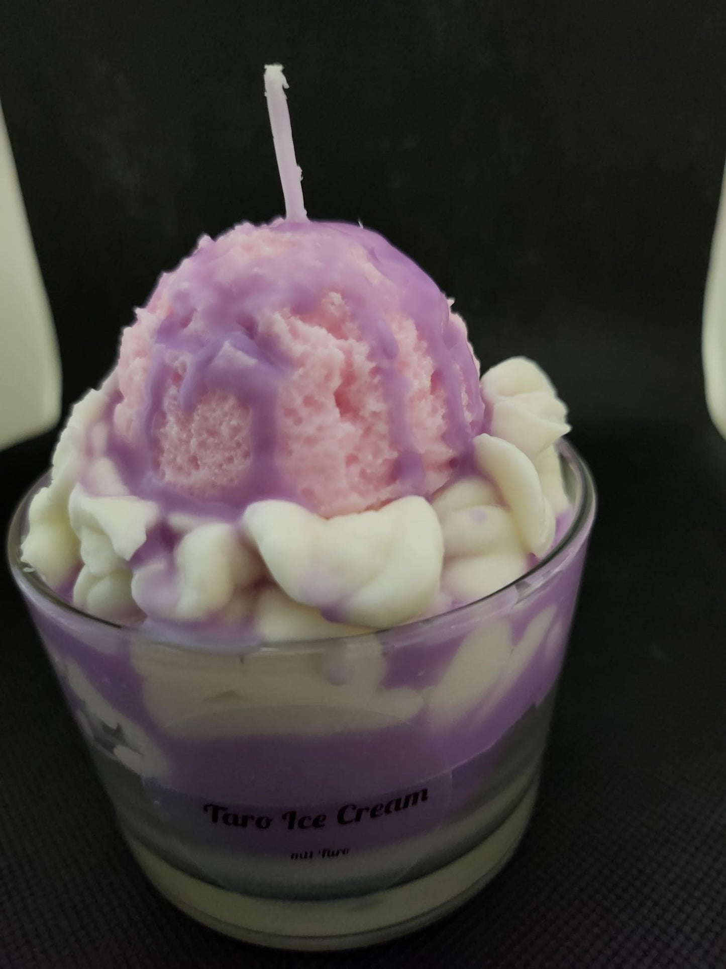 Kerze im Glas Taro Ice Cream