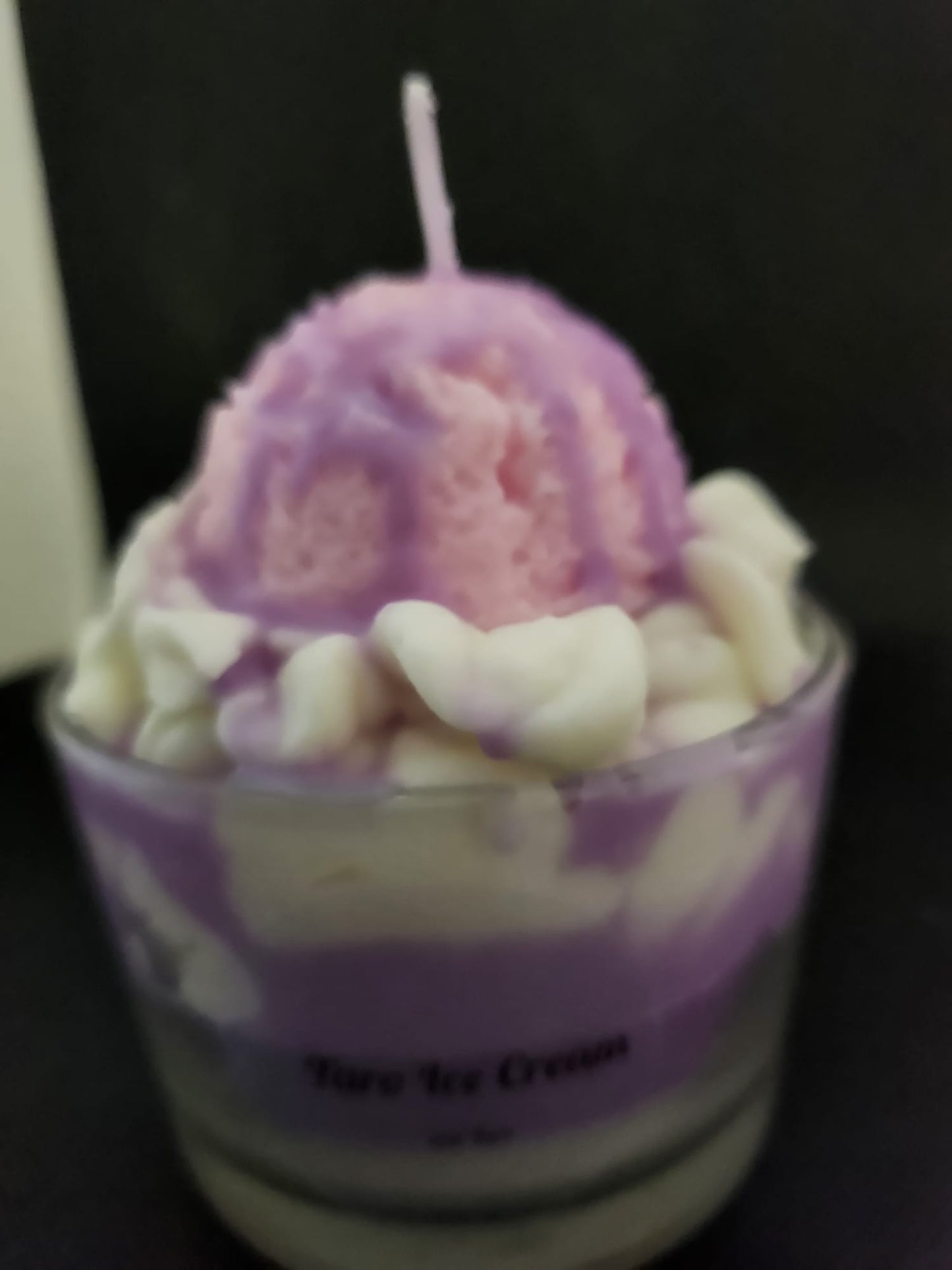 Kerze im Glas Taro Ice Cream