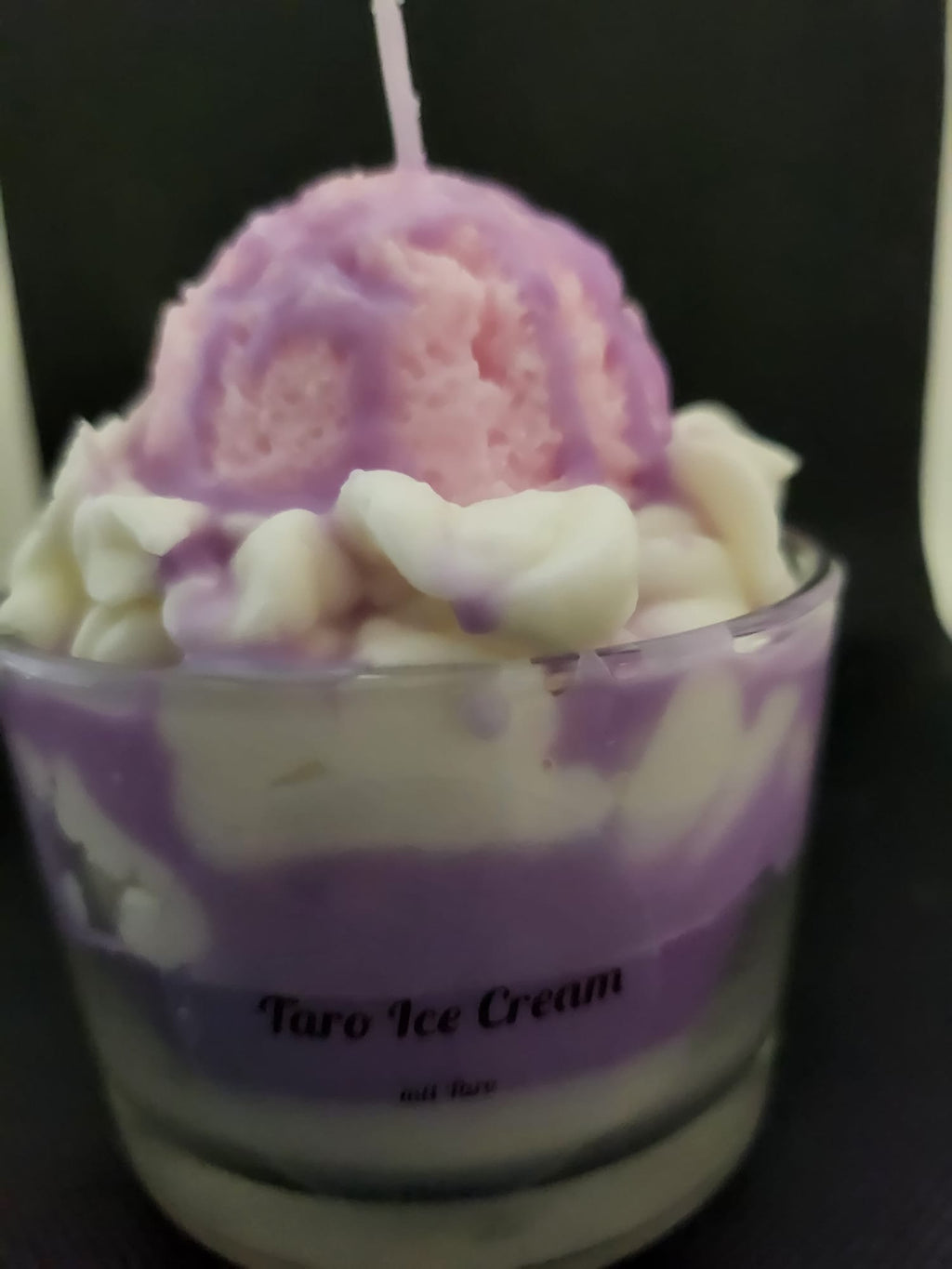 Kerze im Glas Taro Ice Cream