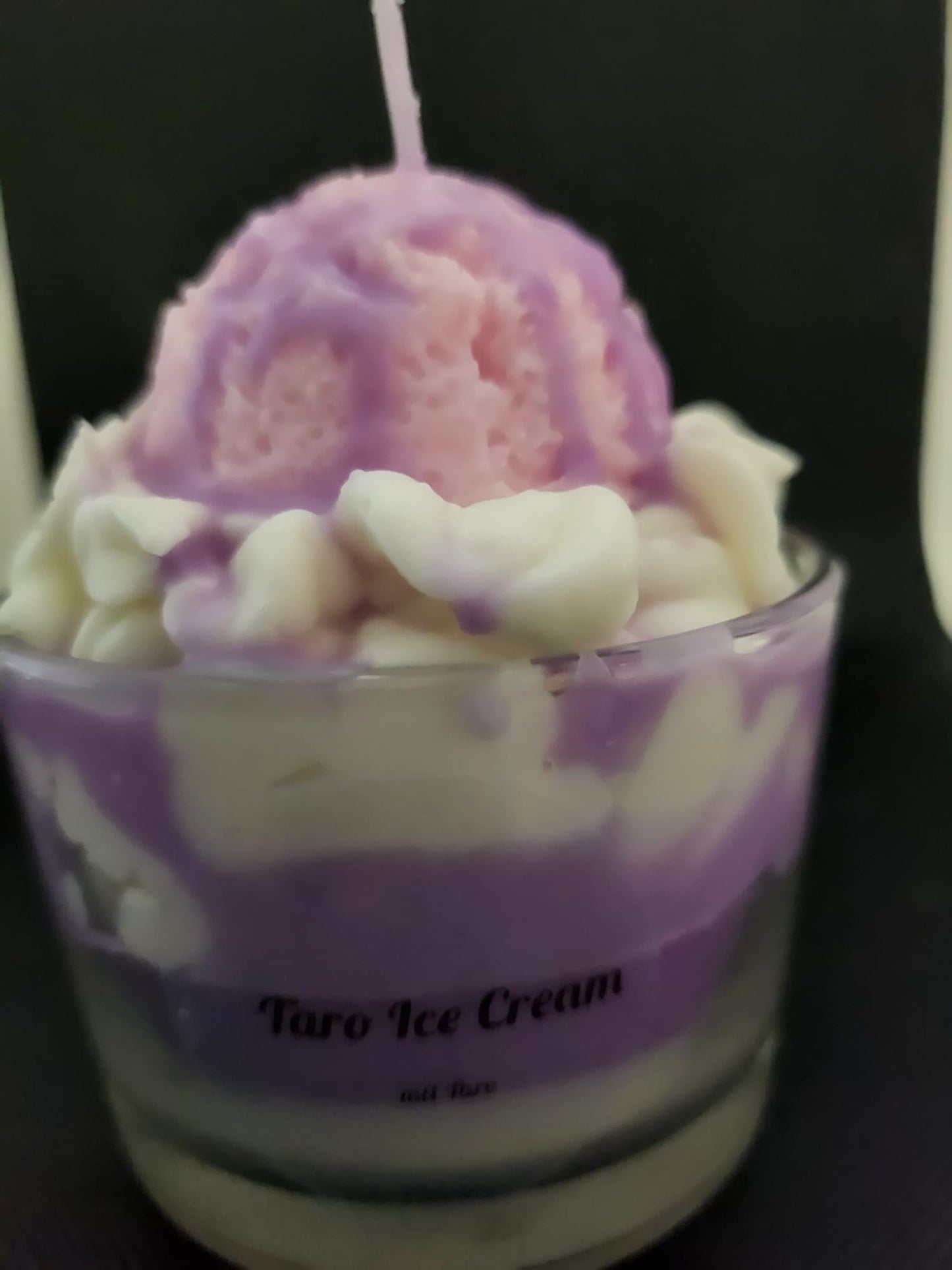 Kerze im Glas Taro Ice Cream