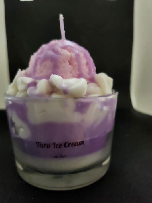 Kerze im Glas Taro Ice Cream