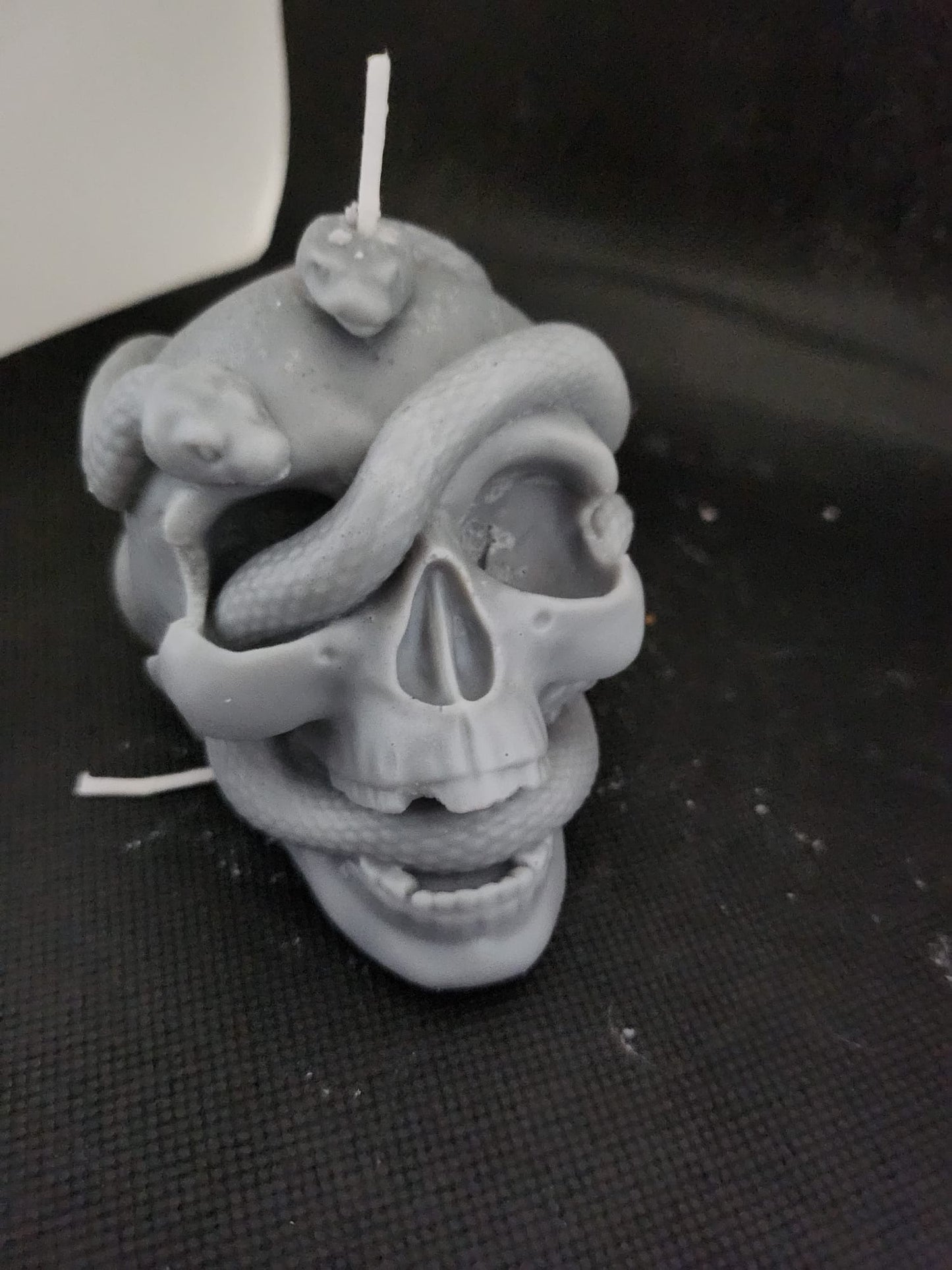Totenkopf mit Schlangen