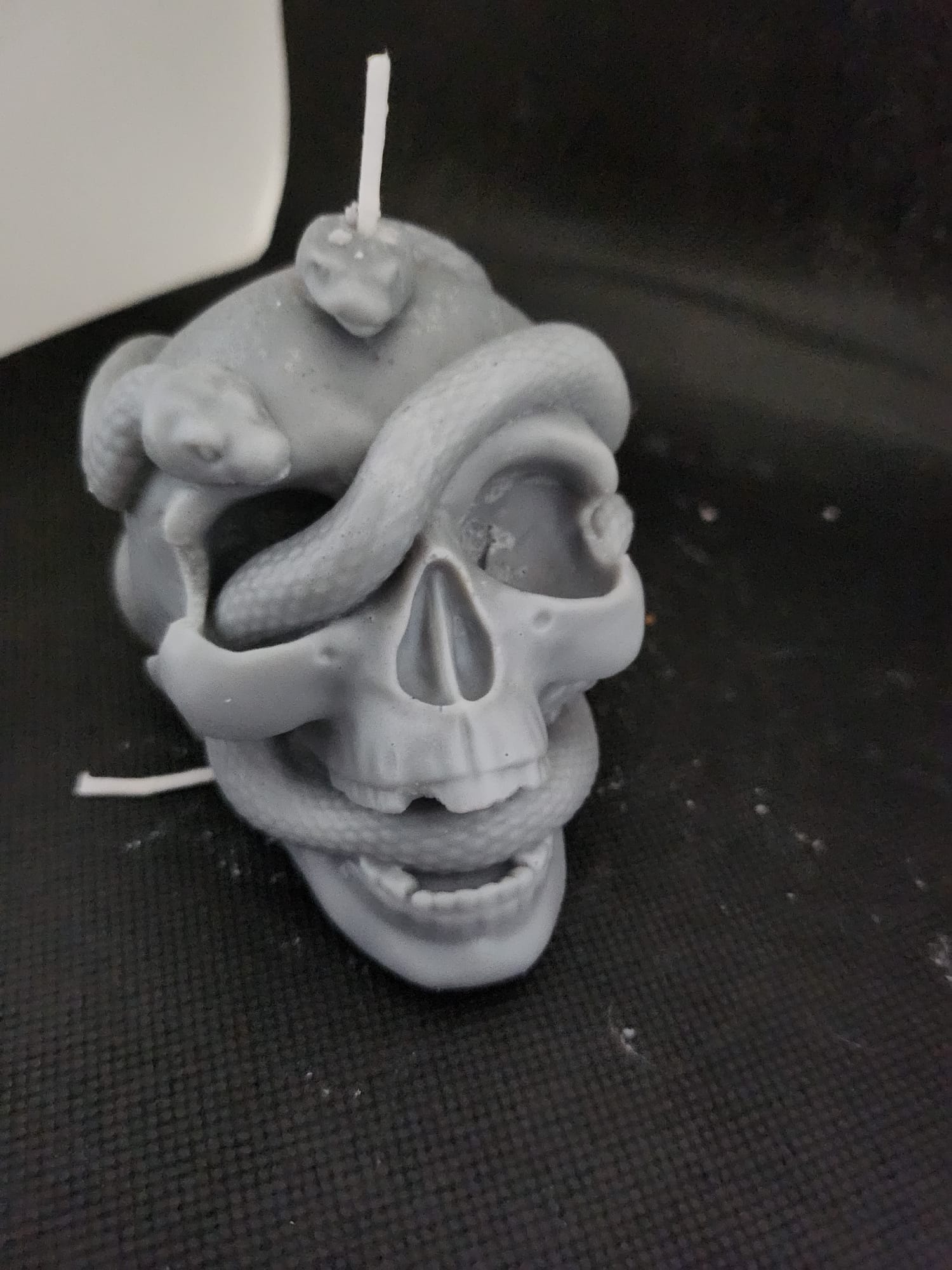 Totenkopf mit Schlangen
