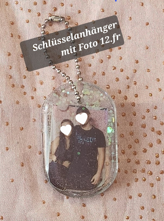 Schlüsselanhänger personalisiert aus Harz